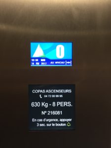 Copas ascenseurs Modernisation afficheur