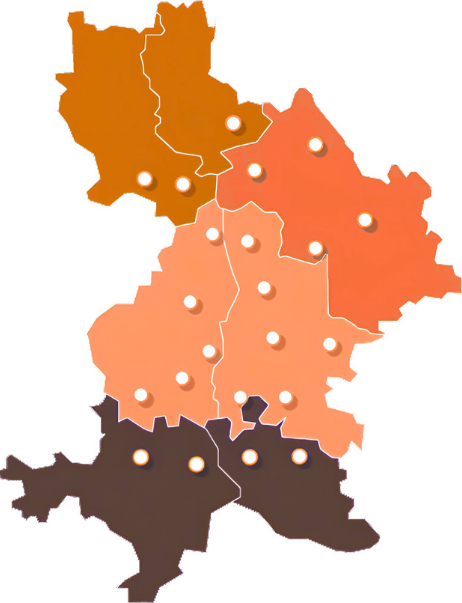 zone d’intervention de COPAS Ascenseurs, ascensoriste basé à Valence et actif en Drôme, Ardèche, Rhône, Isère, Vaucluse et Gard.