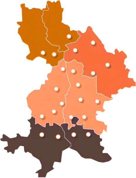 zone d’intervention de COPAS Ascenseurs, ascensoriste basé à Valence et actif en Drôme, Ardèche, Rhône, Isère, Vaucluse et Gard.